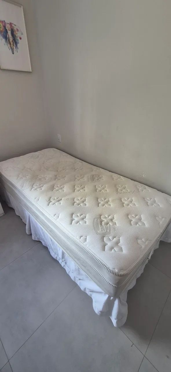 Base da cama + Colchão solteirão  - Foto 3