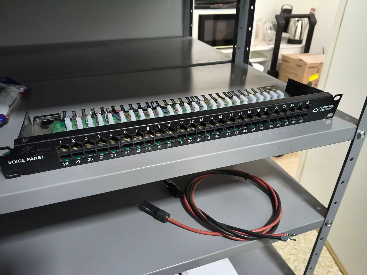 Voice Panel 50 portas Furukawa 