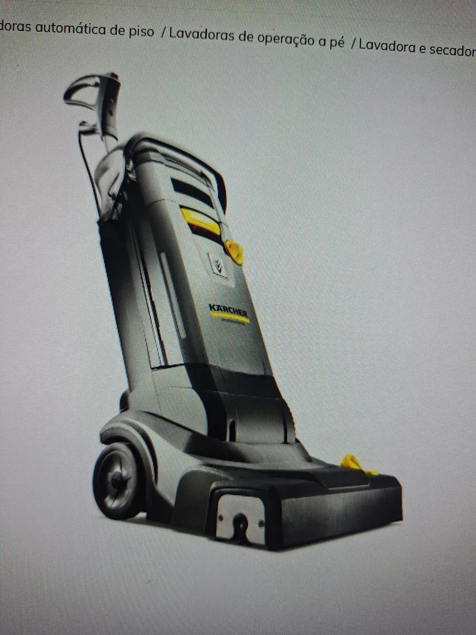 LAVADORA E SECADORA DE PISO KARCHER BR 30/4 - Foto 2