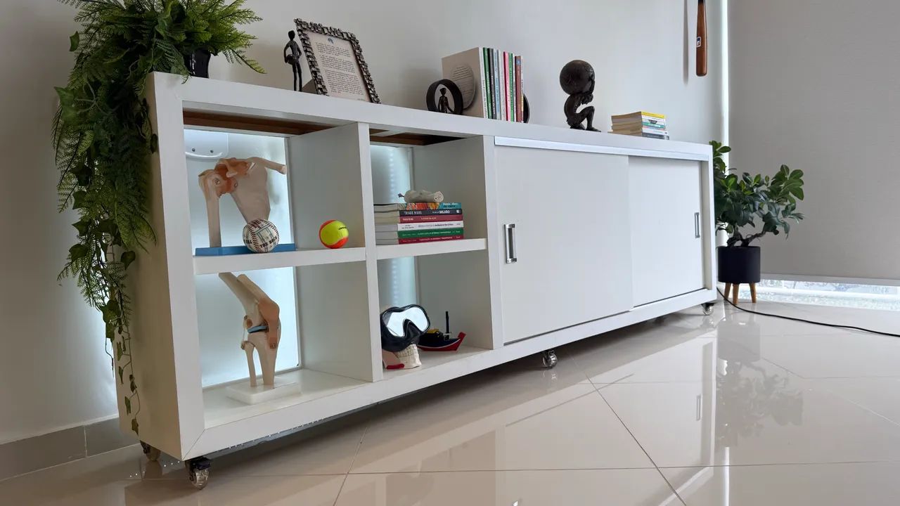 Armário buffet branco para consultório - Foto 2