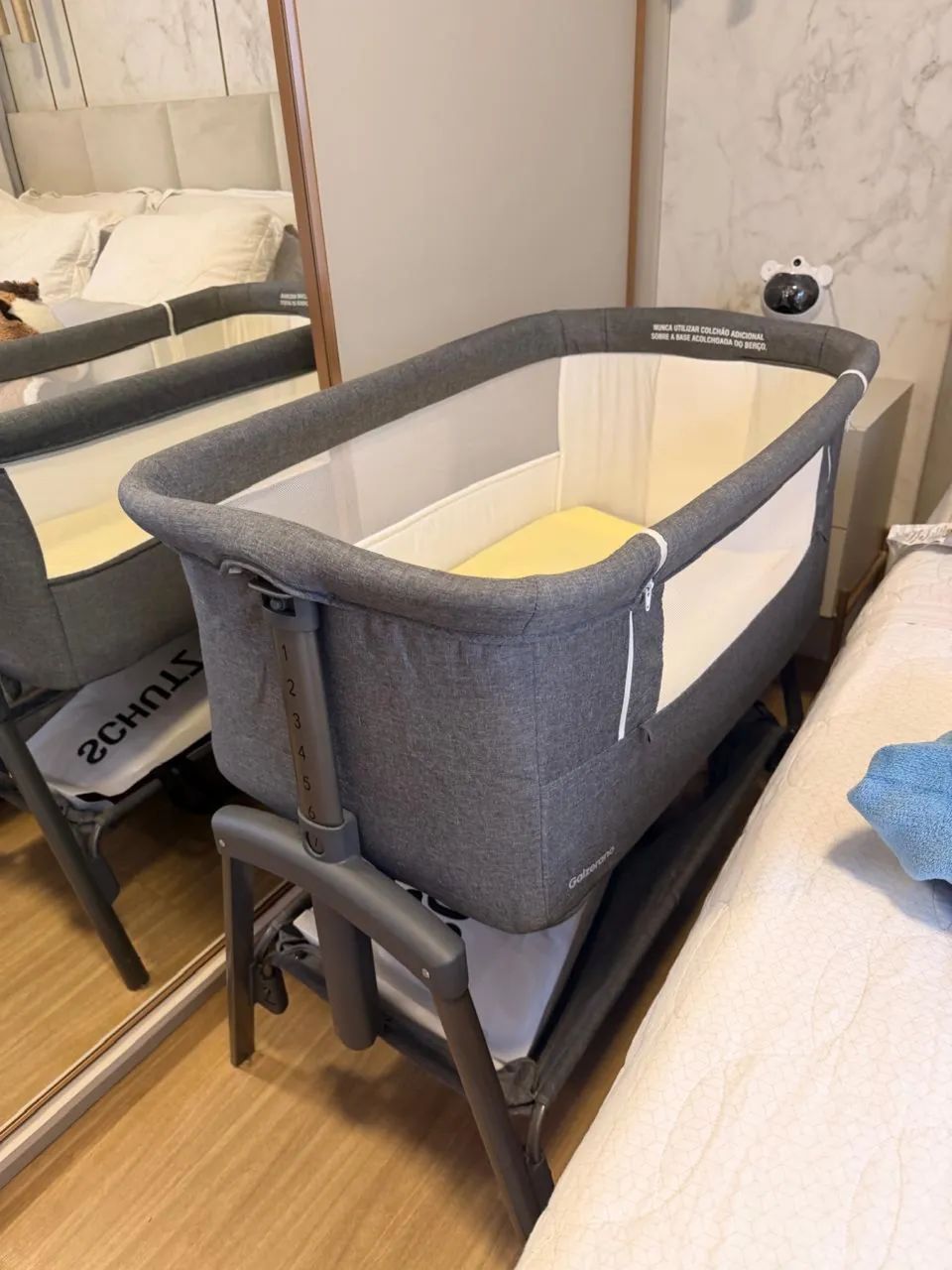 Berço Moisés Acoplar Cama 