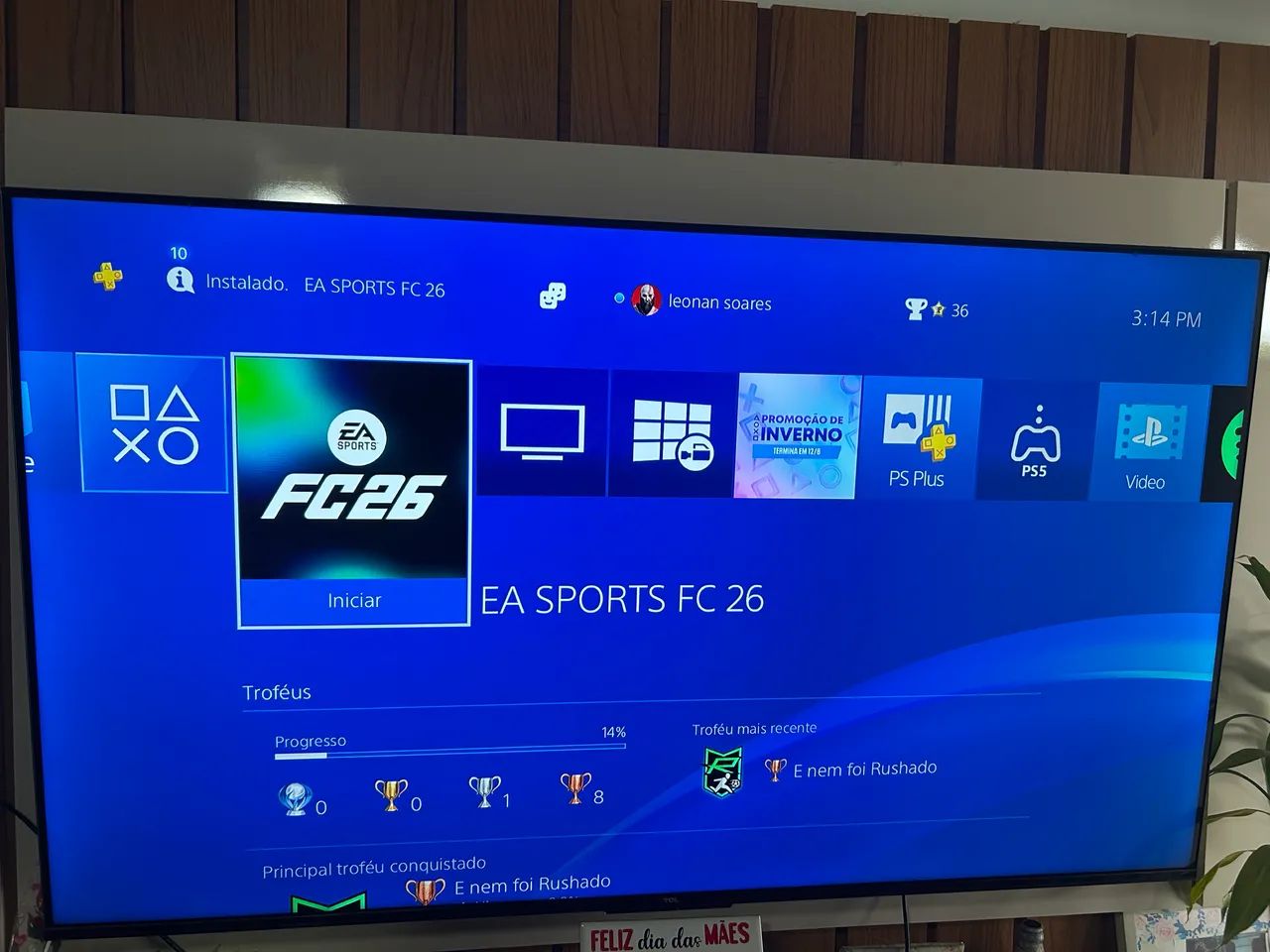 VENDO PS4 FUNCIONANDO PERFEITAMENTE - Foto 4