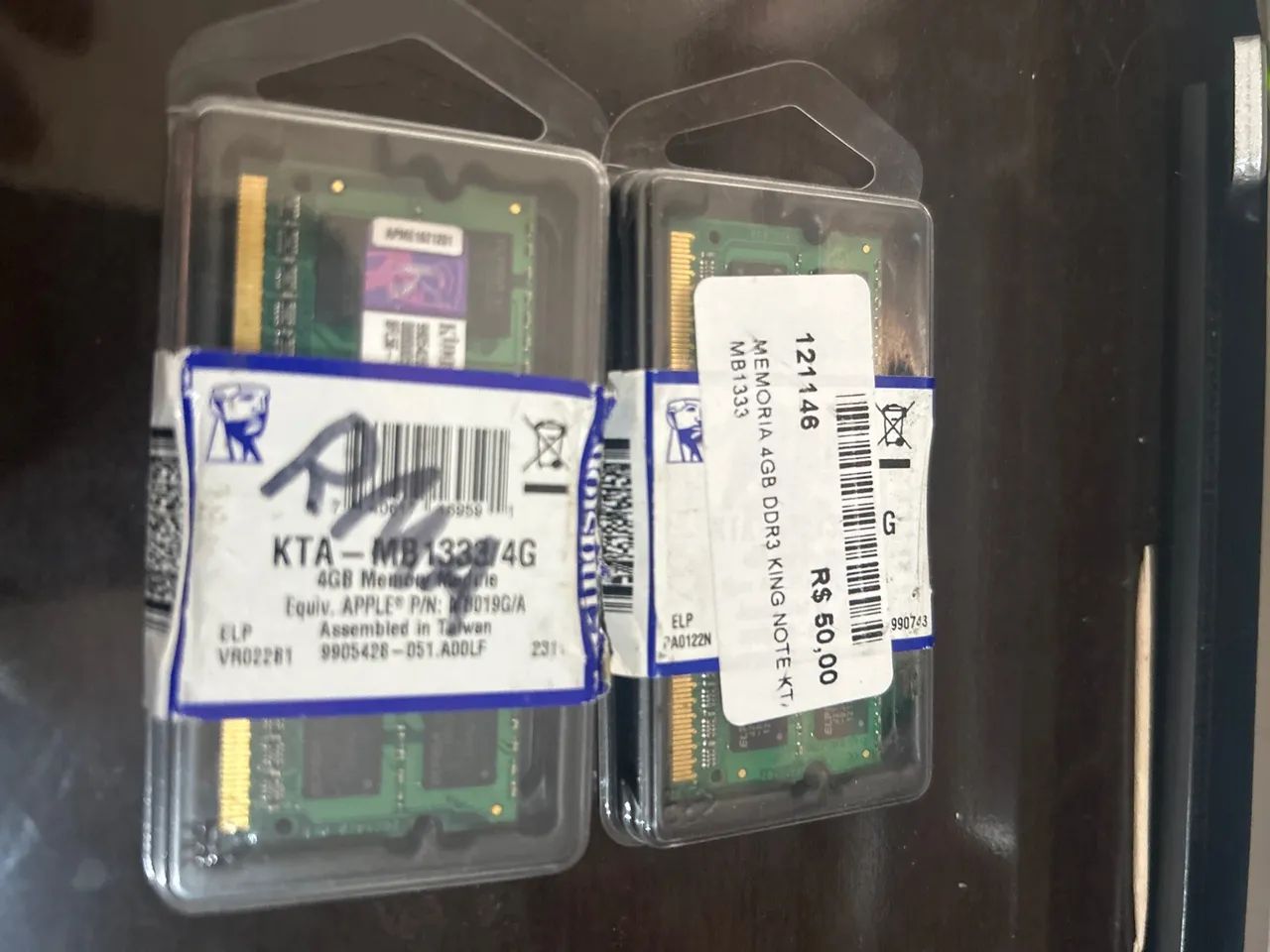 2 Memórias DDR3 de 4g para notebook Kingston - Foto 3