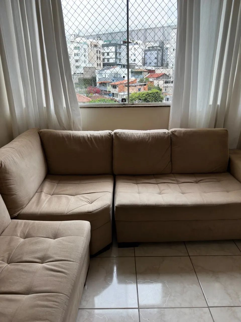 Sofá camurça com 6 lugares  - Foto 3
