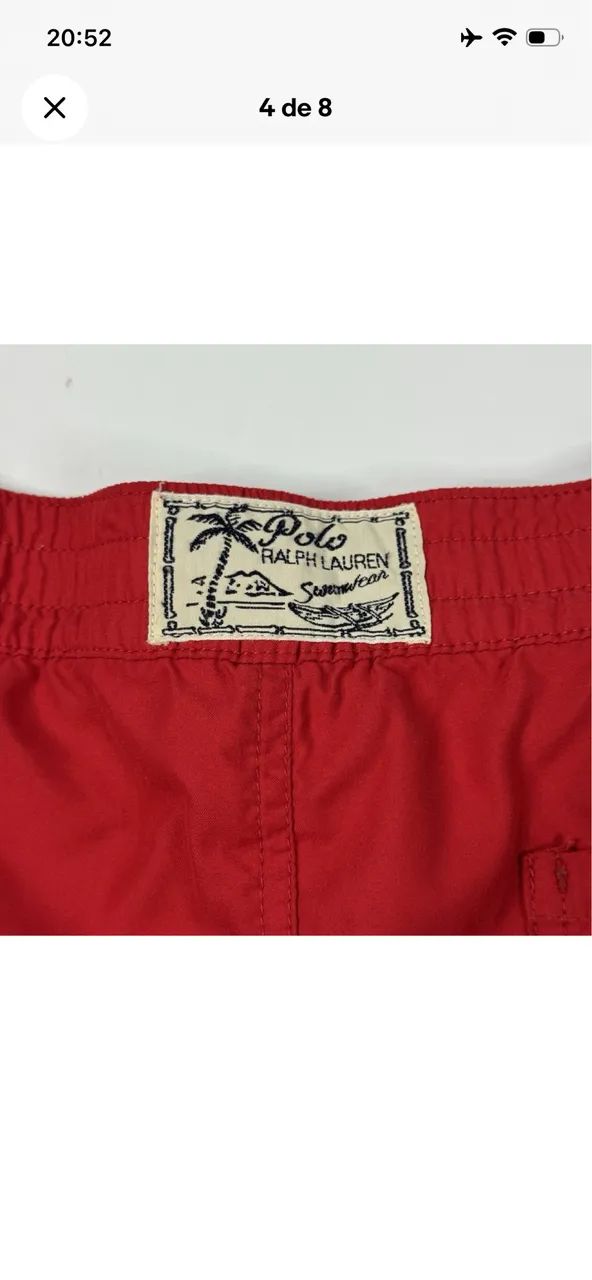 Bermuda Polo Ralph Lauren original, original, praticamente sem uso - Foto 3