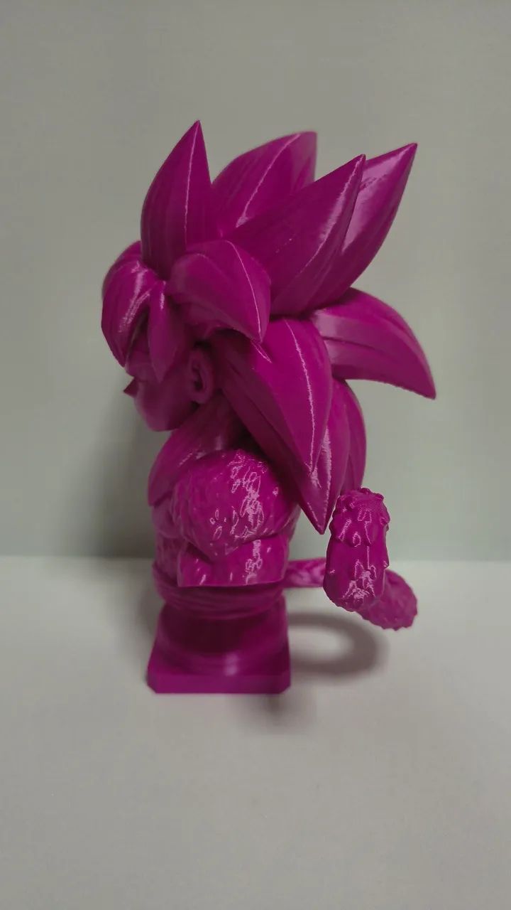 Busto Goku Ssj4 Daima - Impressão 3D - 18cm - Foto 2