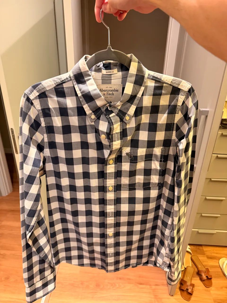 Camisa Xadrez Original Abercrombie