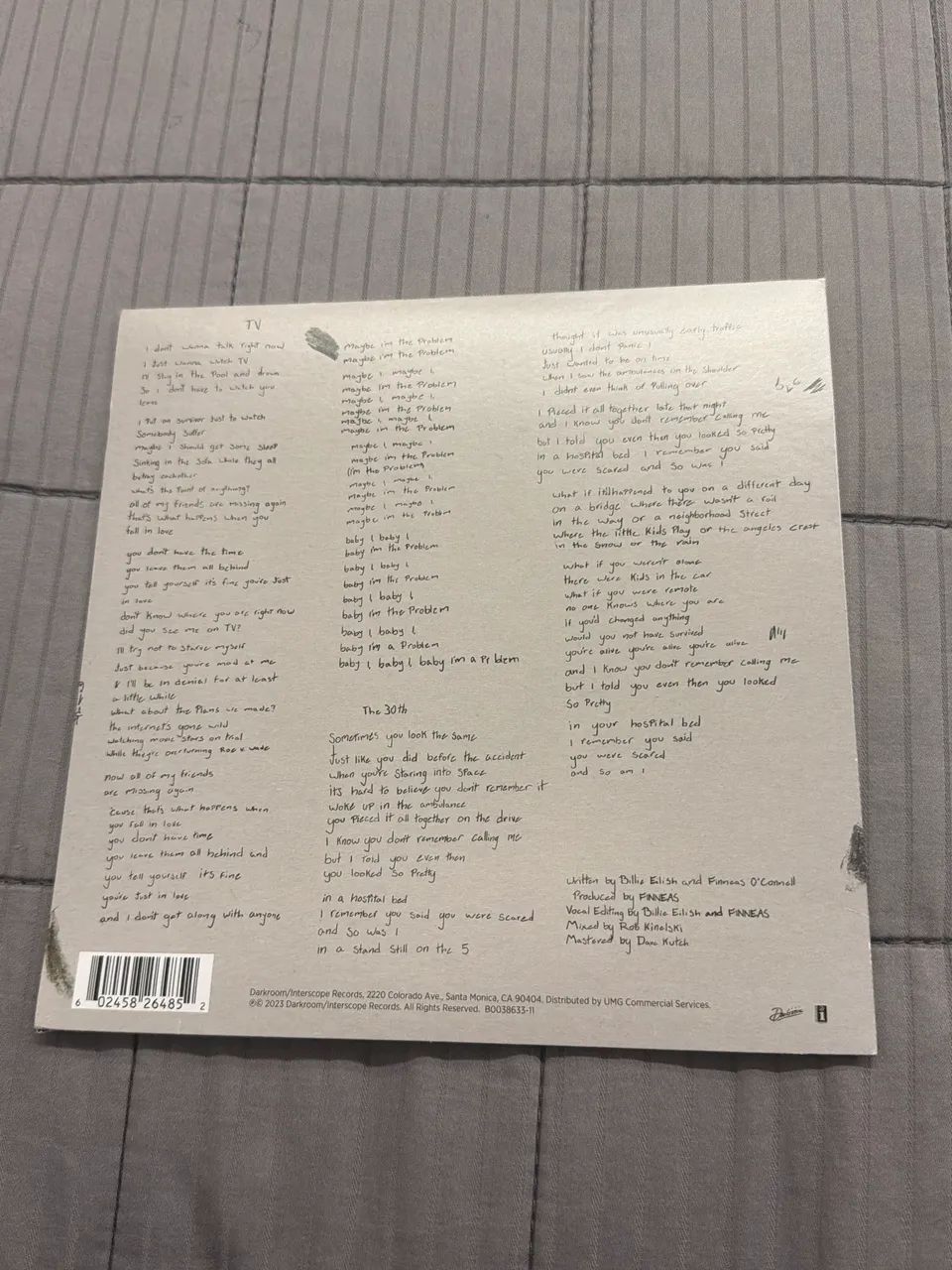 Disco de vinil raro - guitar songs  (Billie elish) - Foto 3