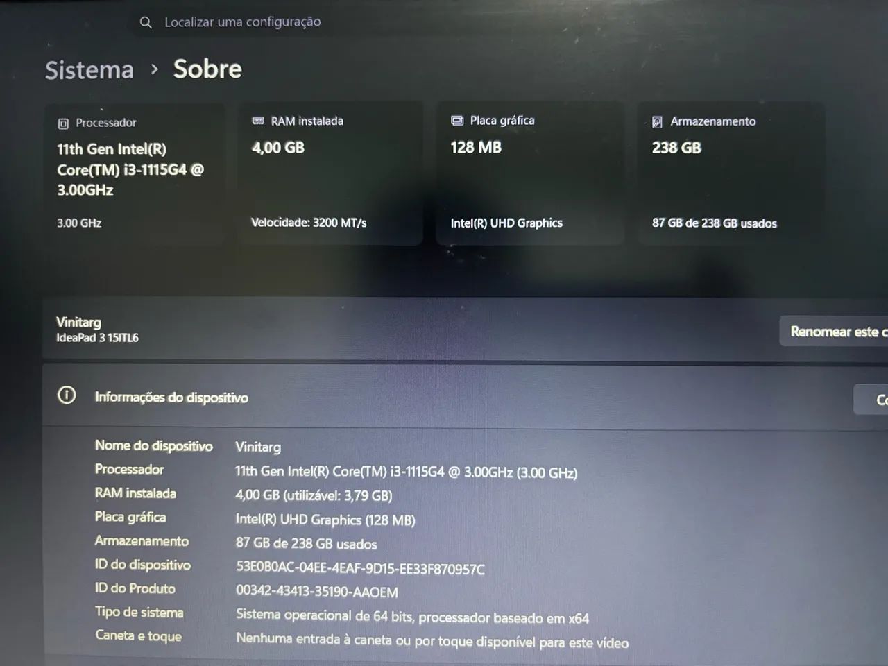 Notebook Lenovo 11 - Foto 4