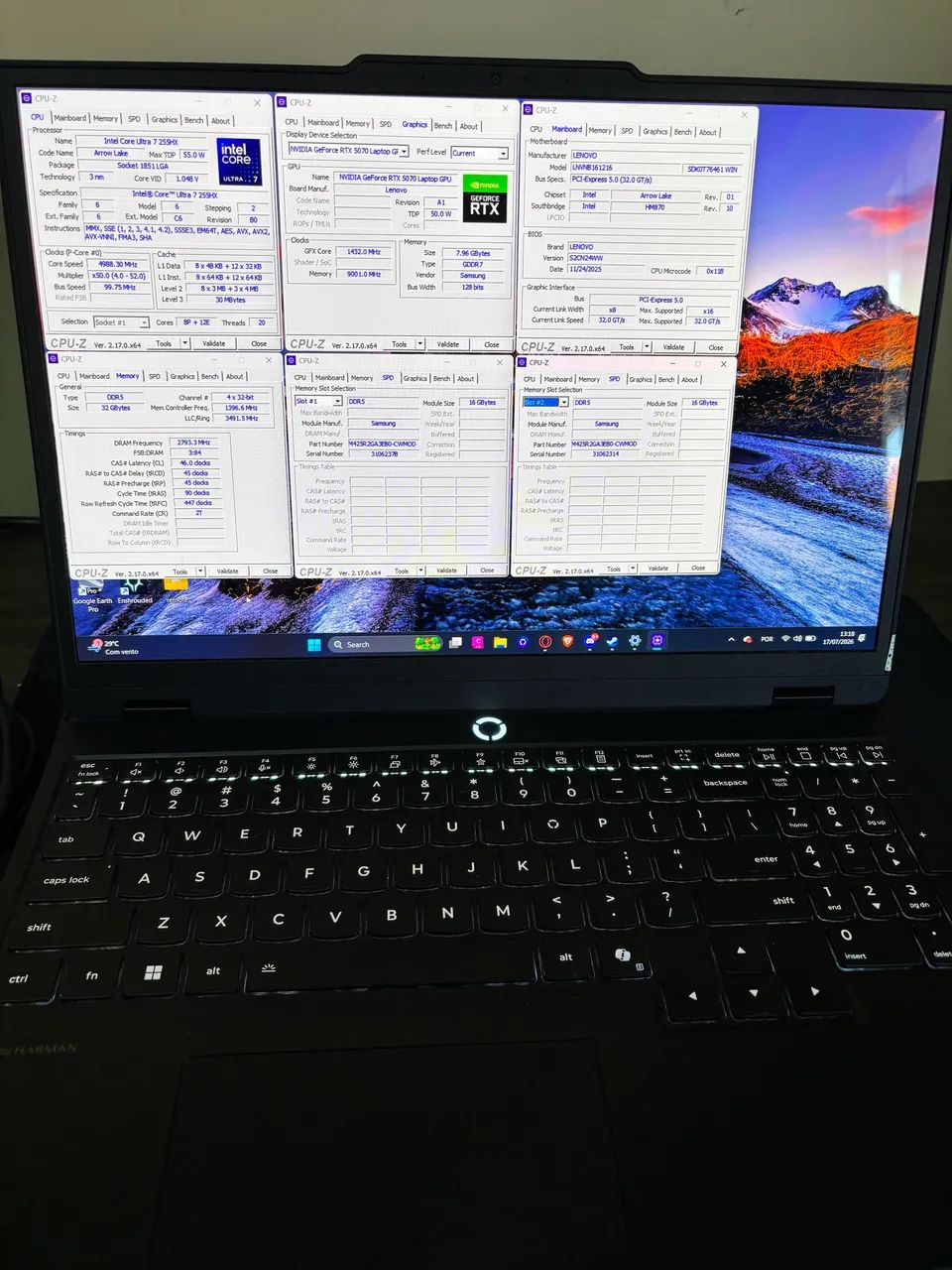 Notebook Lenovo Intel 7 RTX5070 - Foto 3