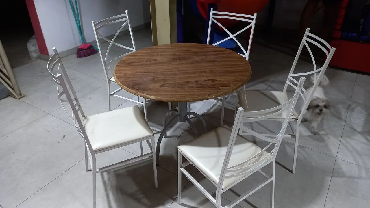 Jogo de mesa e cadeiras  - Foto 4