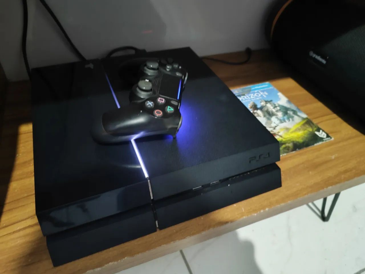 PS4 + jogos + controle aceito cartão! - Foto 3