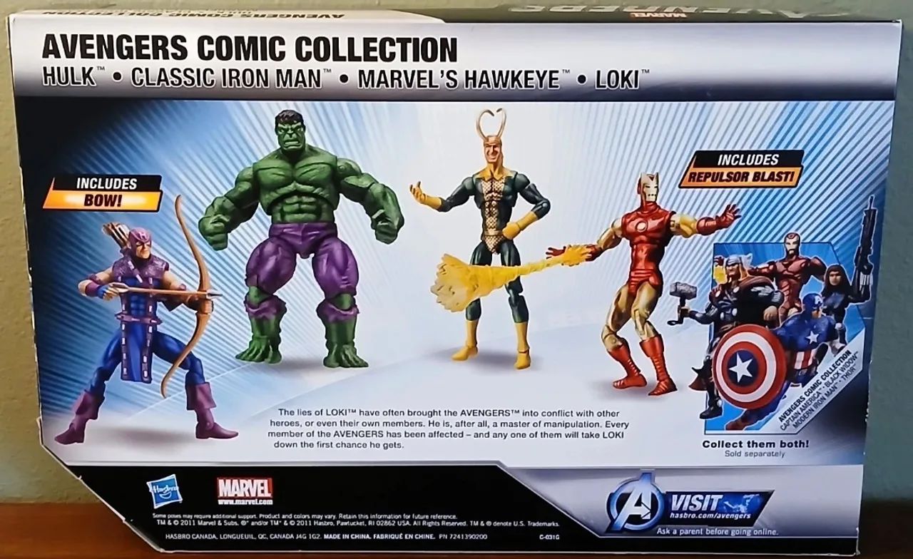 Marvel Universe Vingadores 8 pack lacrado - Foto 5