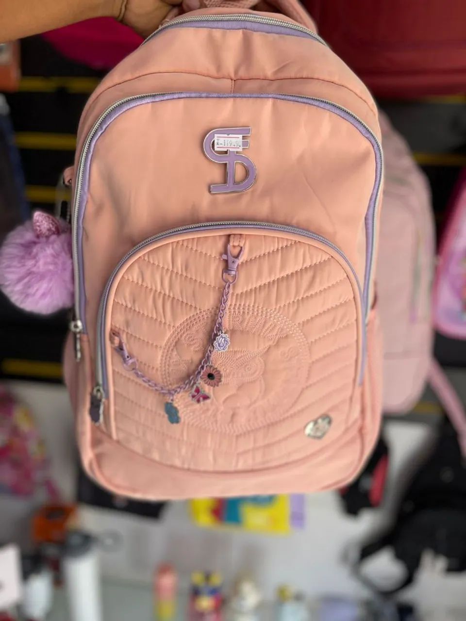 Mochila feminina universitária  - Foto 3