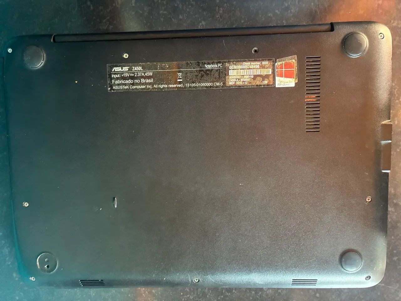 Notebook Asus z450l i3 com defeitos para retirada de peças(Sucata) - Foto 4