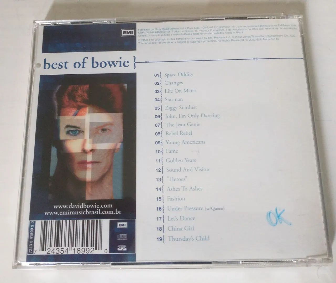 David Bowie CD まとめ CD David Bowie Best Of Bowie Original EMI Usado Funcionando - CDs