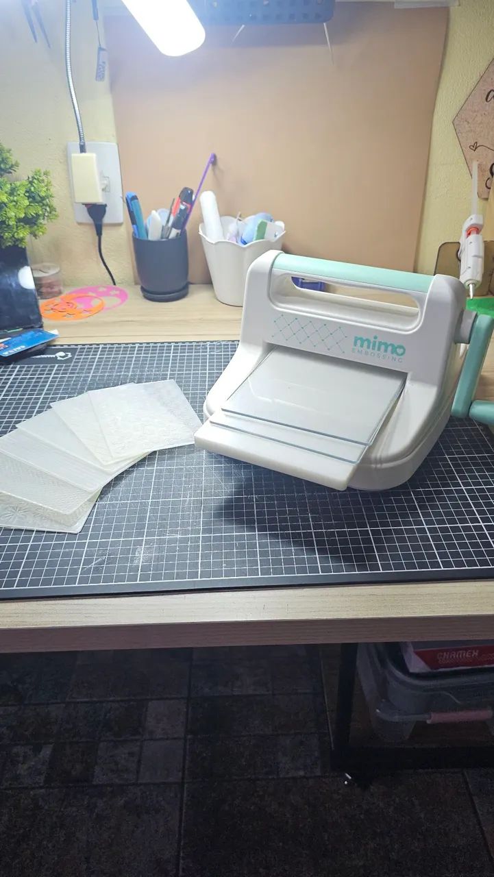 Mimo Embossing + 6 placas de relevo  - Foto 2