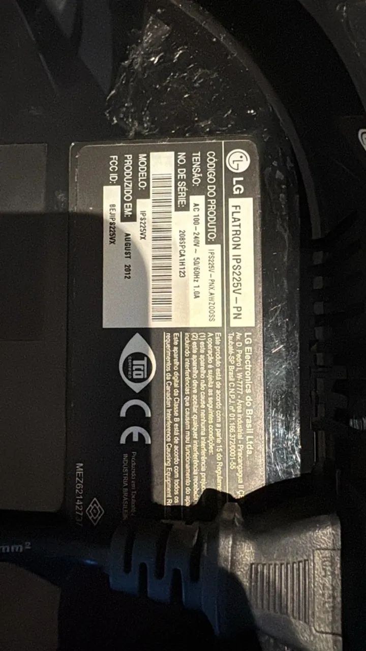 Monitor LG IPS225V 21,5" LED LCD - Full HD 5ms - Sem base - Foto 3