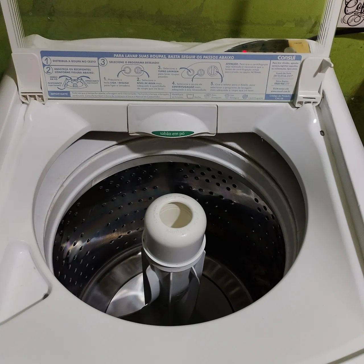 Máquina de lavar Consul 10 kg funcionando perfeitamente - Foto 3