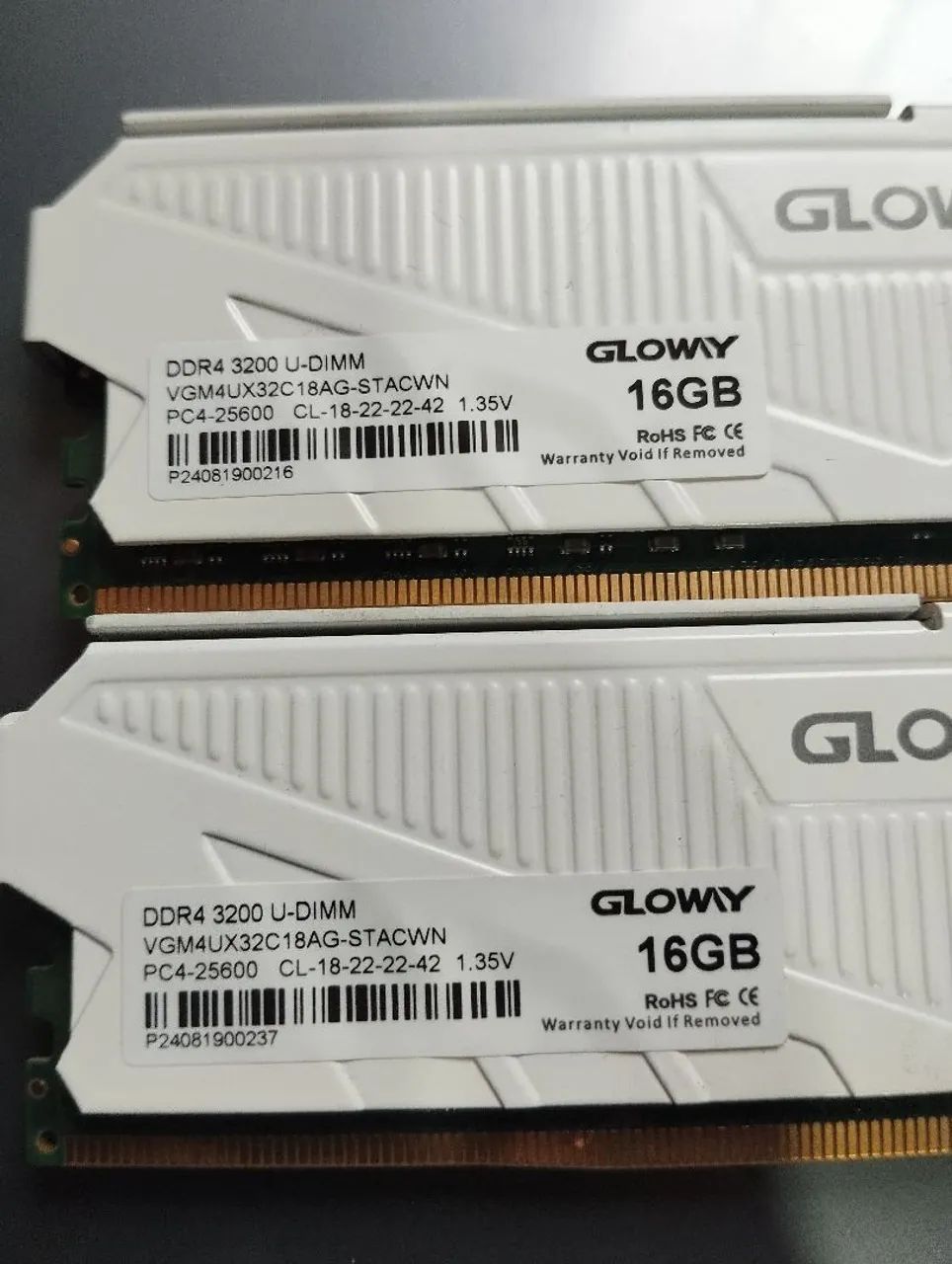 Memória Ram Gloway 2x16gb 