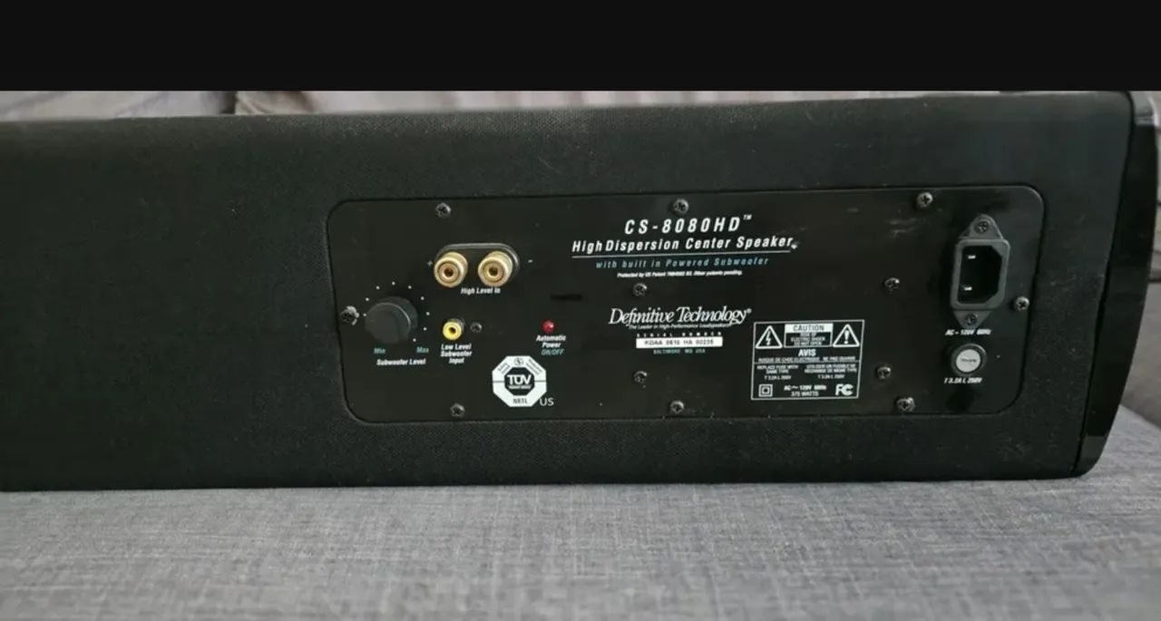 Caixa de som central definitive technology CS 8080 HD - Foto 3