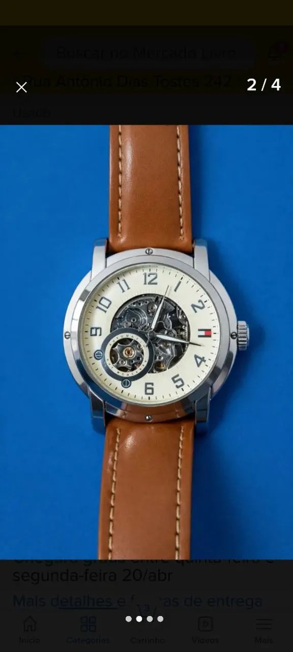 Relógio RARO Tommy Hilfiger ORIGINAL Automático skeleton - Foto 4