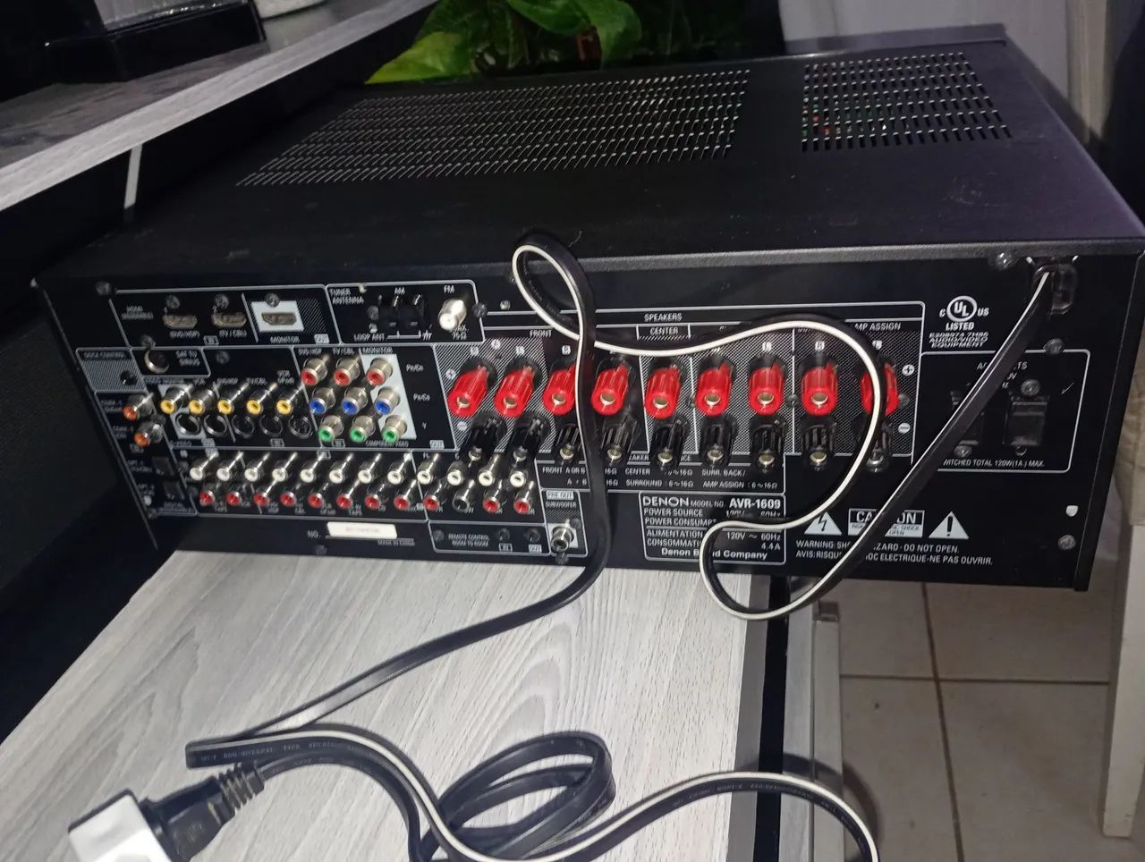 Vendo Receiver Denon Profissional AVR 1609 importado  - Foto 3