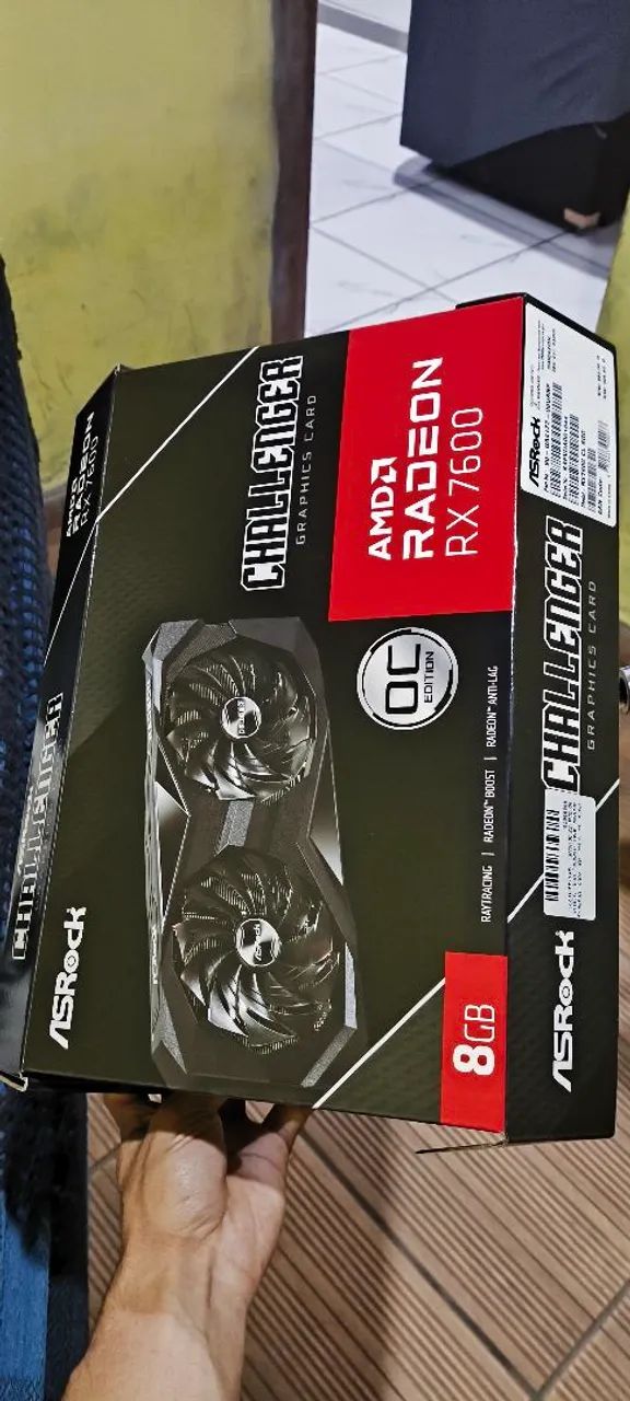 Placa de vídeo RX 7600