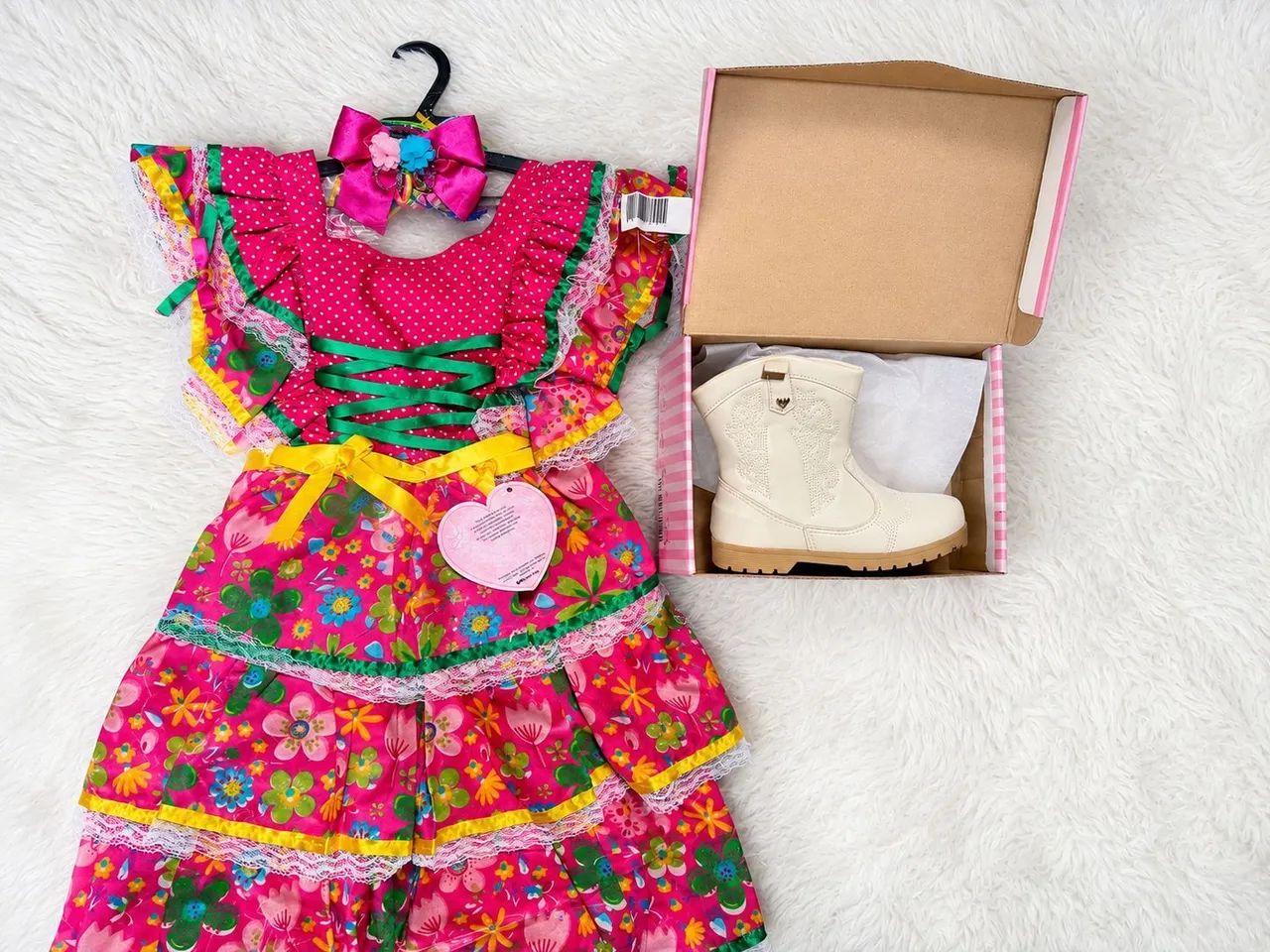 Vestido caipira infantil  - Foto 3