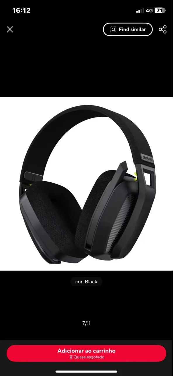 Headset/Fone sem fio 
