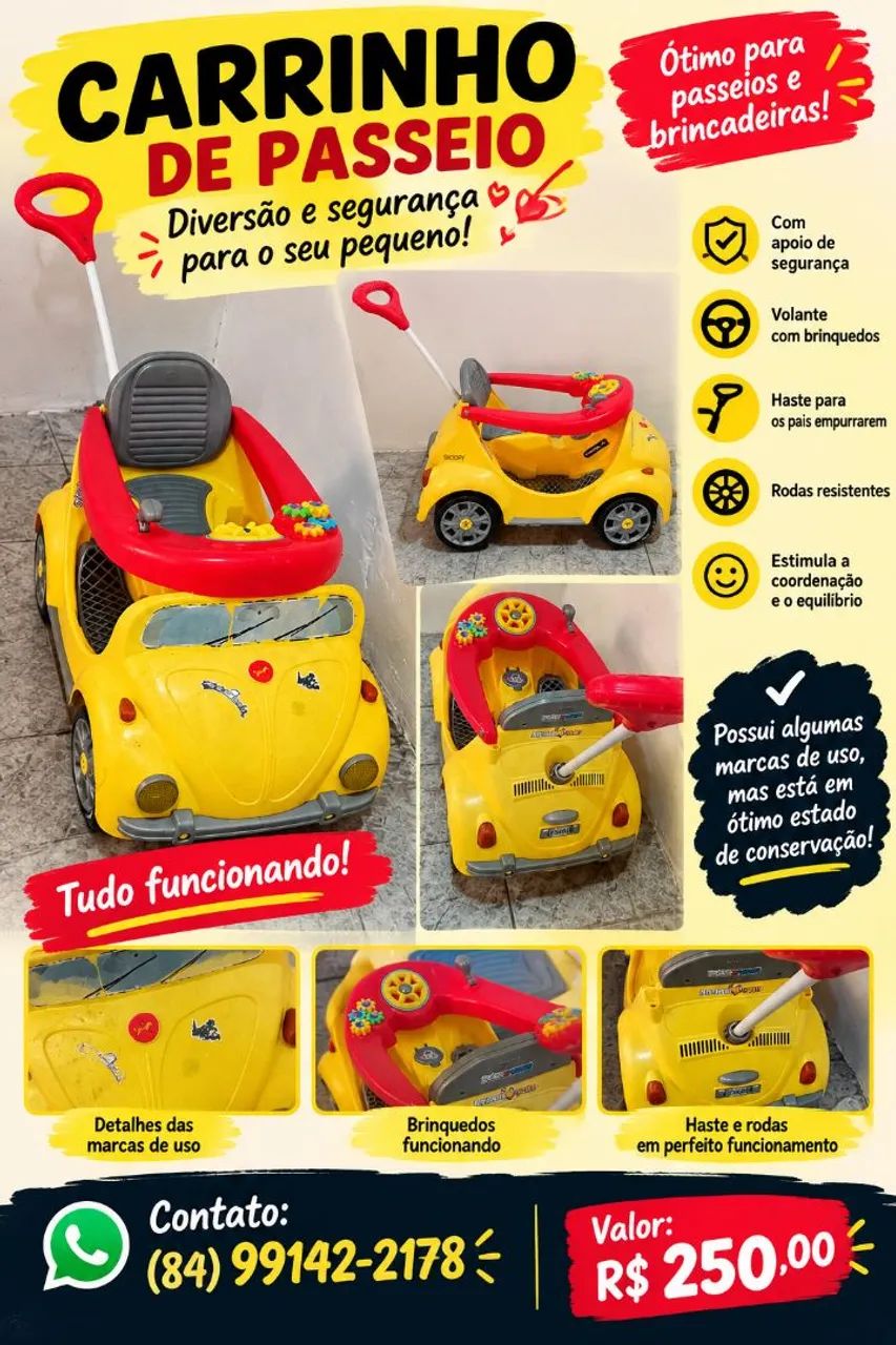 Carrinho de pedal