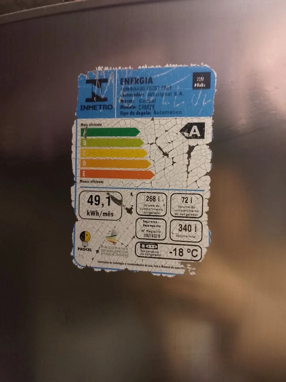 Geladeira Consul inox  - Foto 5