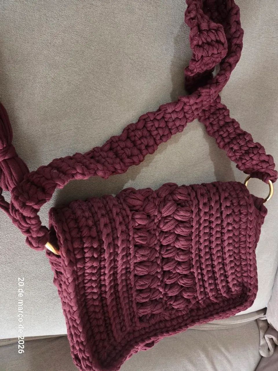 Bolsa crochê - Foto 2