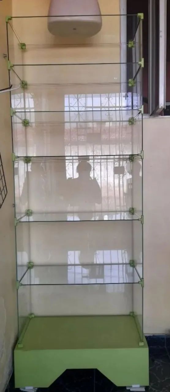 Super promoção vitrine de vidro
