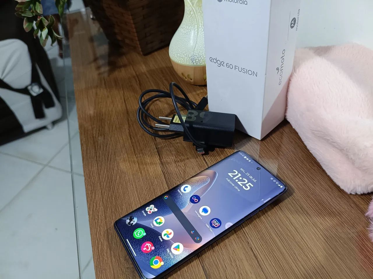 Motorola Edge 60 Fusion Com caixa e nota fiscal único dono - Foto 5