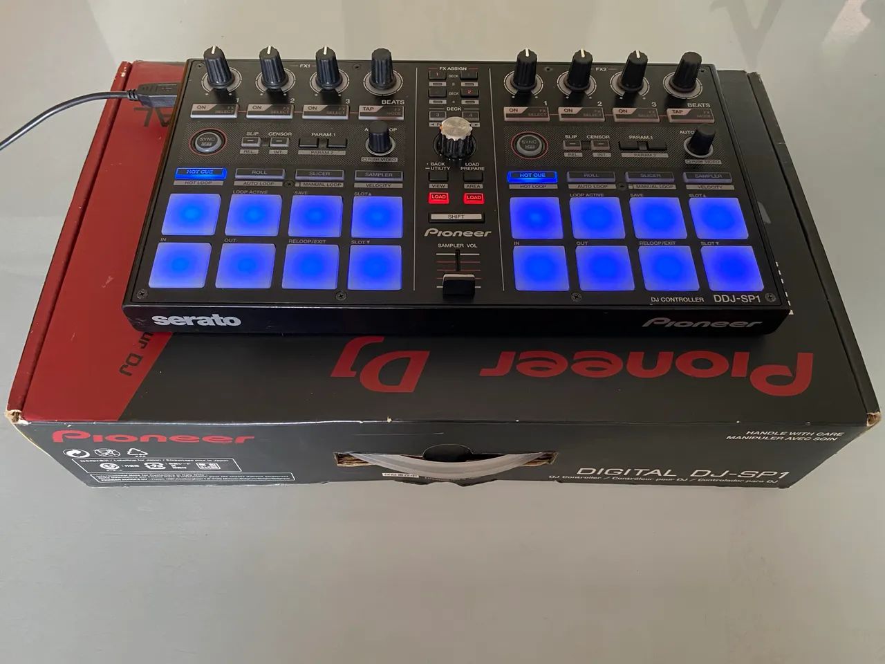 controladora ddj dj-sp1 pioneer midi dj sp1 serato - Ñ é xp1 xp2