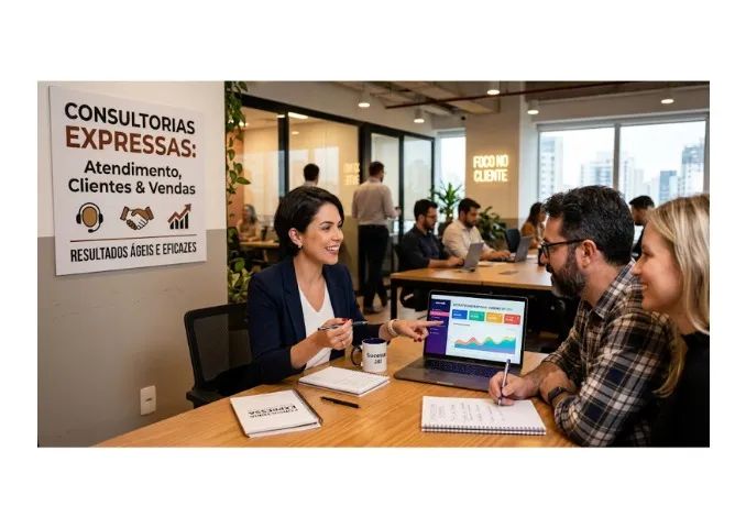 CONSULTORIAS EXPRESSAS para Atendimento, Clientes & Vendas.