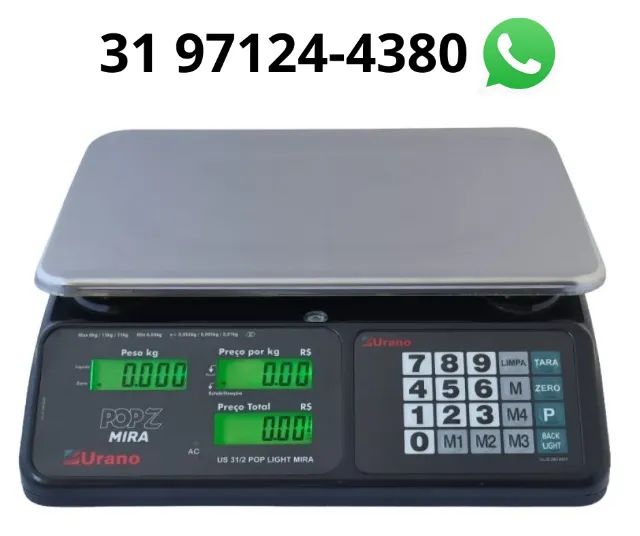 Balança Eletrônica 32 Kg Urano Nova