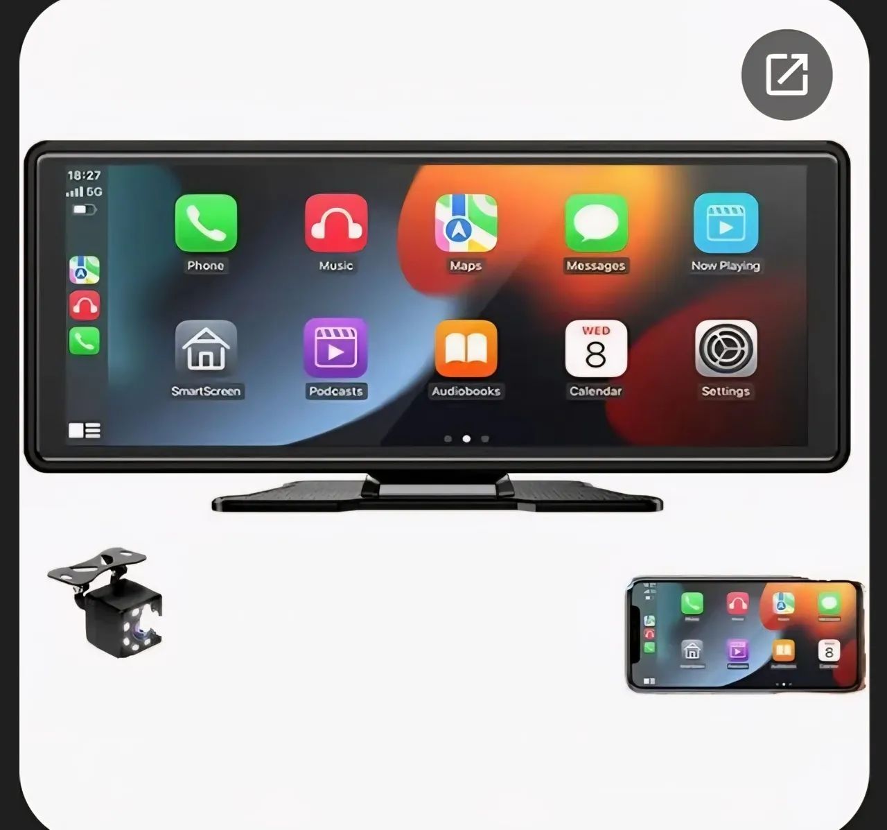 Tela Multimidia Carro(Apple/android car) - Foto 3