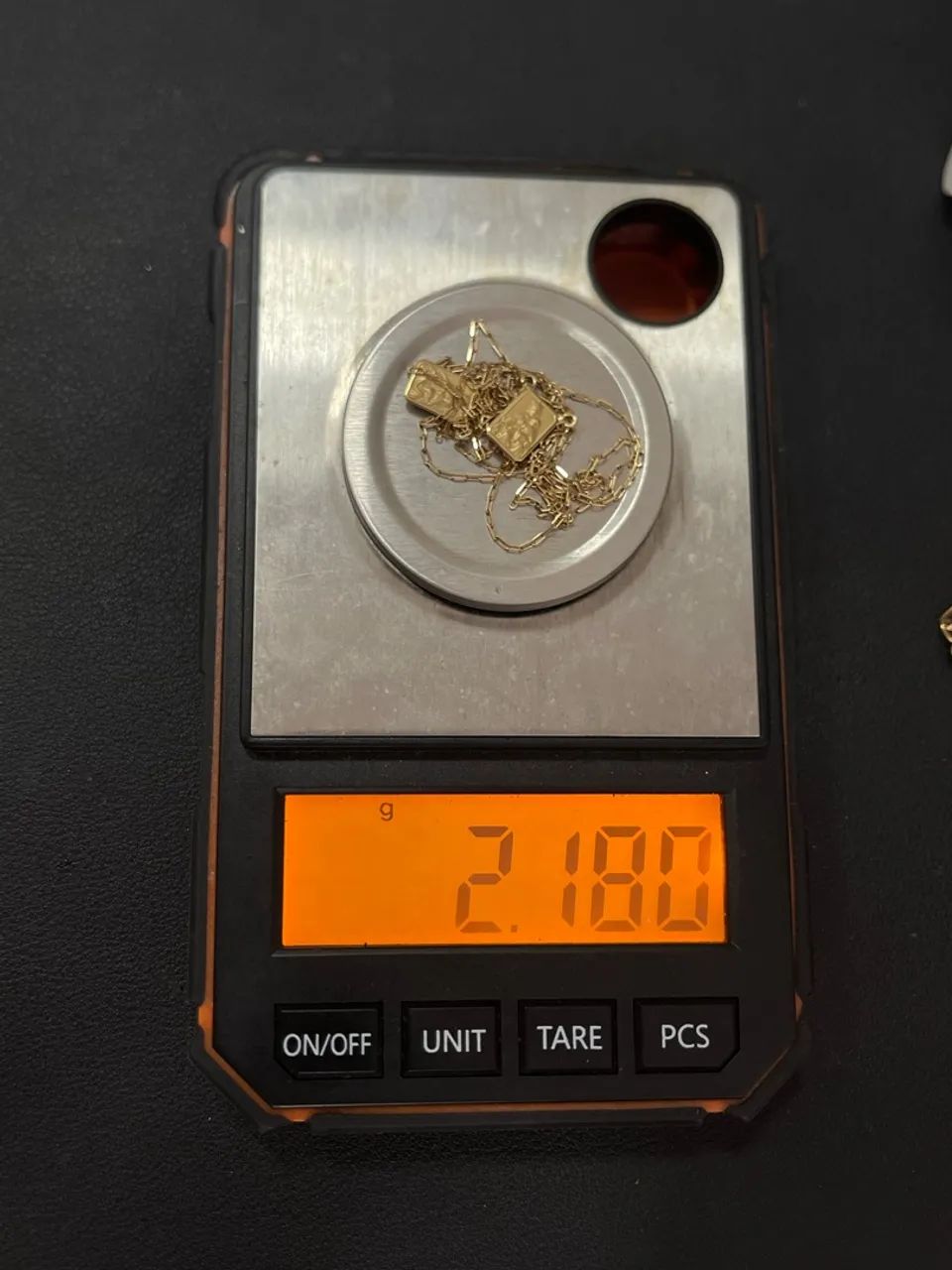 Escapulário de ouro 2.18g 18k procedência garantia eterna - Foto 3