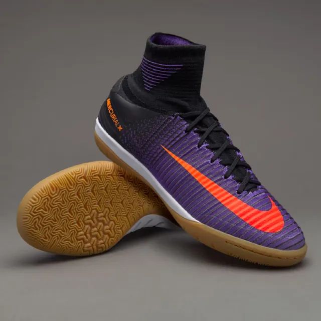 Chuteira Nike Mercurial X Proximo II IC (Black-Total Crimson-Hyper