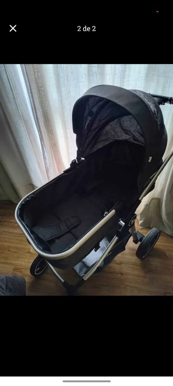 Vendo carrinho Litet Jazz super novo - modelo Moisés  - Foto 2