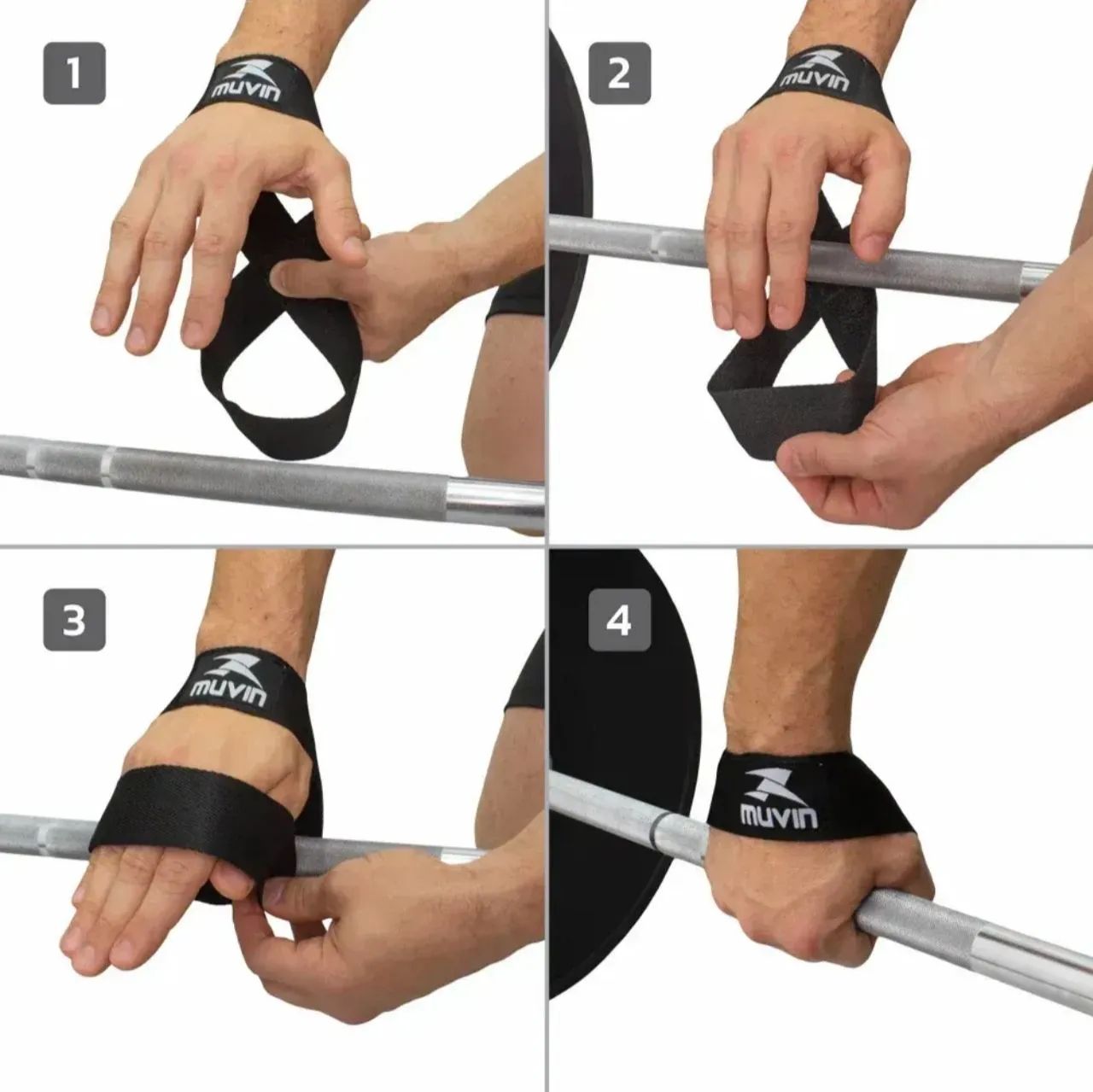 Strap para musculação forma de 8 muvin - Foto 2