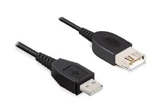 Cabo Extensor USB 2.0 AM-AF 2,5m Preto Comatac - Foto 3