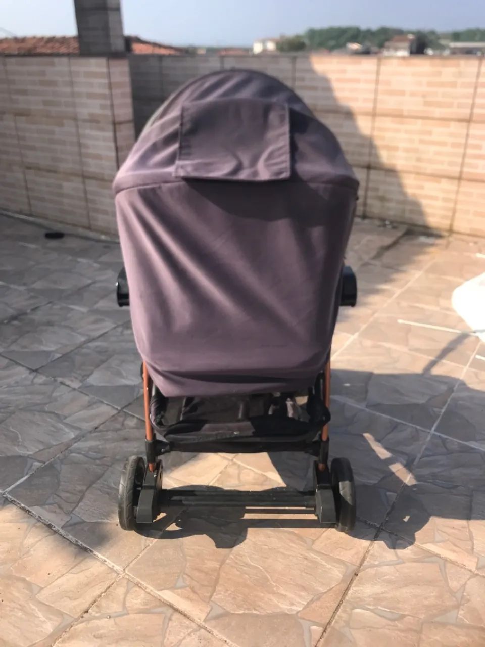 Carrinho de bebê com bebê conforto  - Foto 4