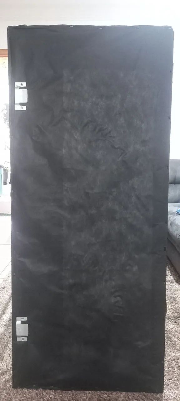 Cabeceira Cama Box Casal Estofada Capitone preta 