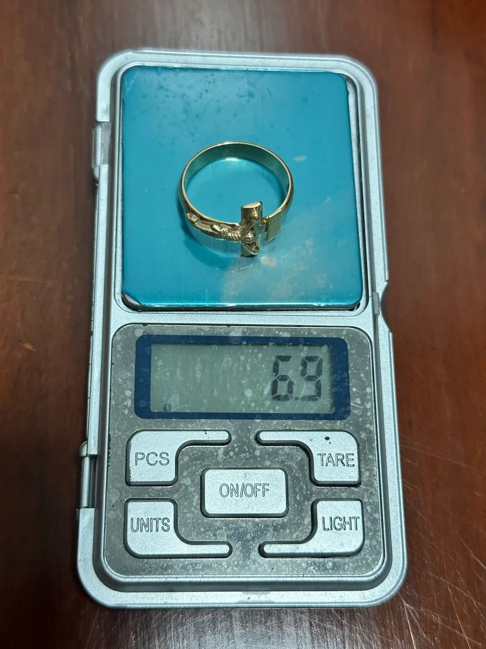 Anel em ouro 18 k- Jesus Cristo - Ouro 18 K- ouro 750 - Foto 2