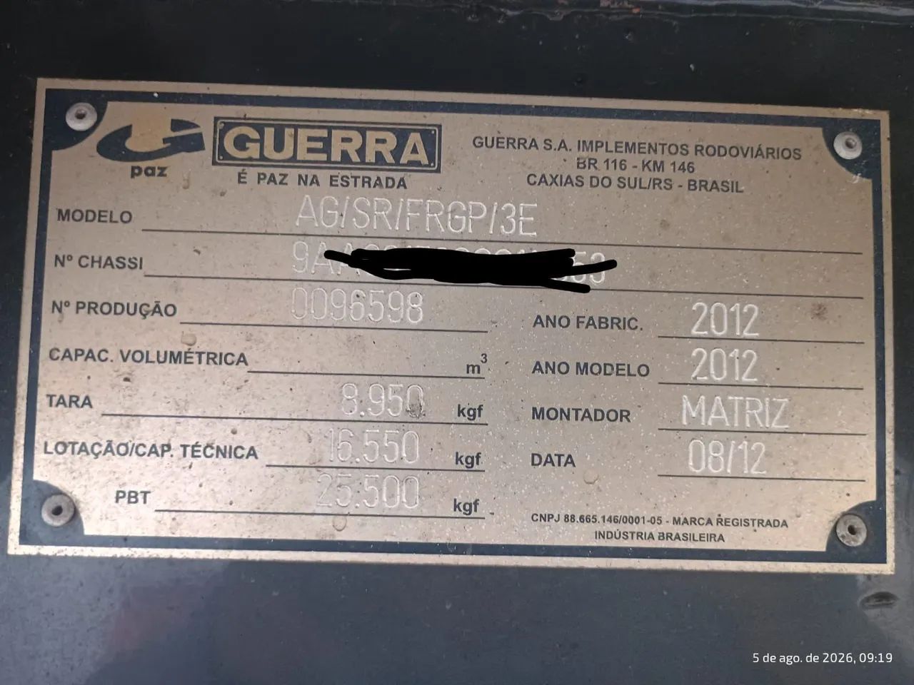 Vendo Baú