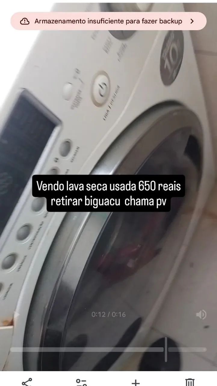 Lava e seca 10kg