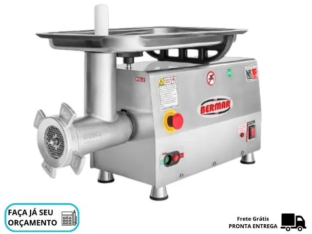 Moedor de Carne Boca 22 Inox Bermar